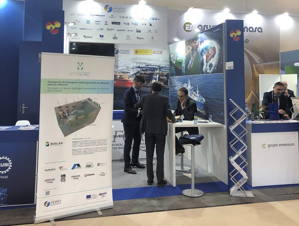 Presence of the HYSHORE project at the SMM Exhibition in Hamburg