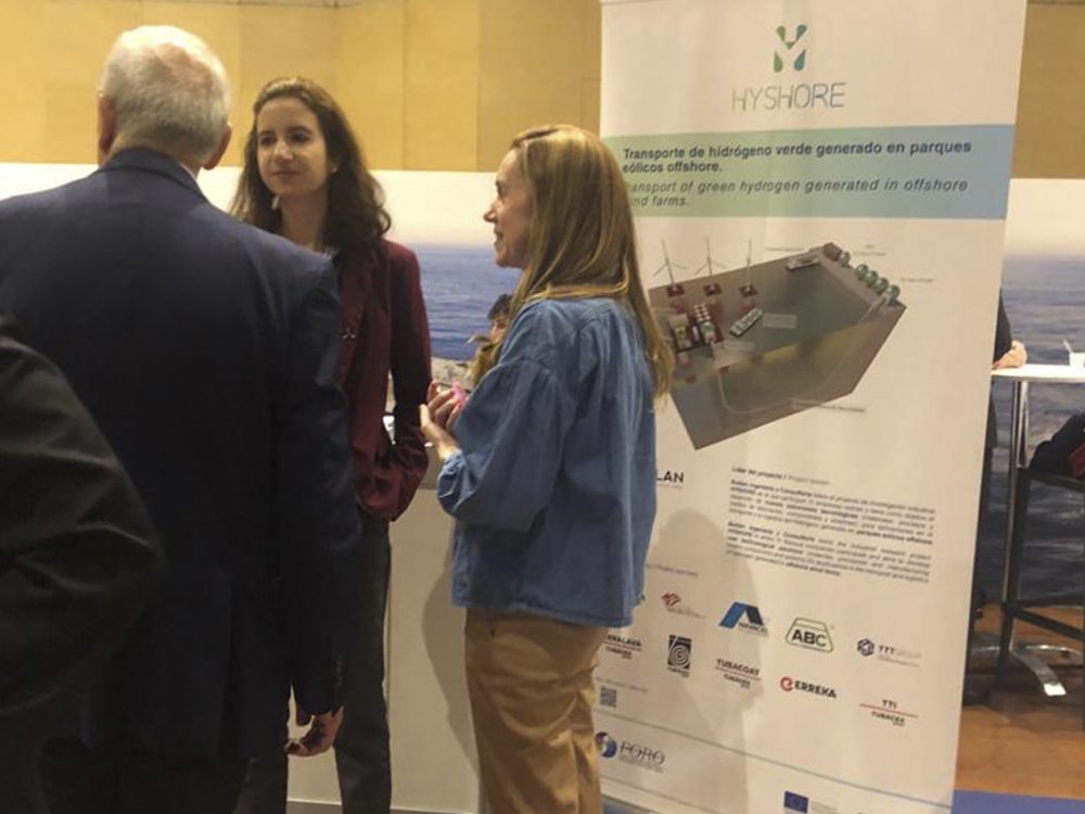 The Basque Maritime Forum exhibits its HYSHORE project at World Maritime Week
