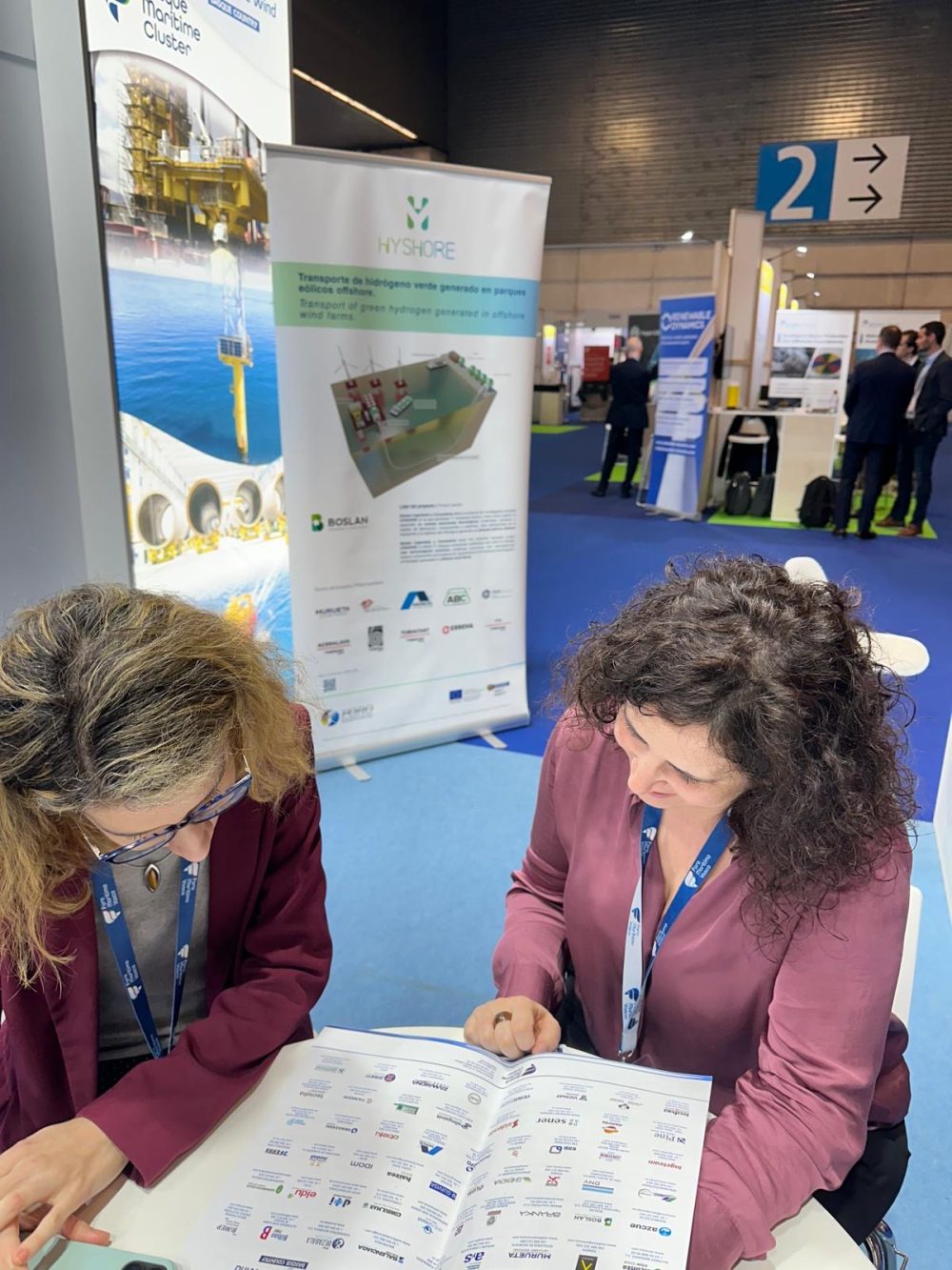 El Foro Marítimo Vasco expone su proyecto HYSHORE en la WindEurope
